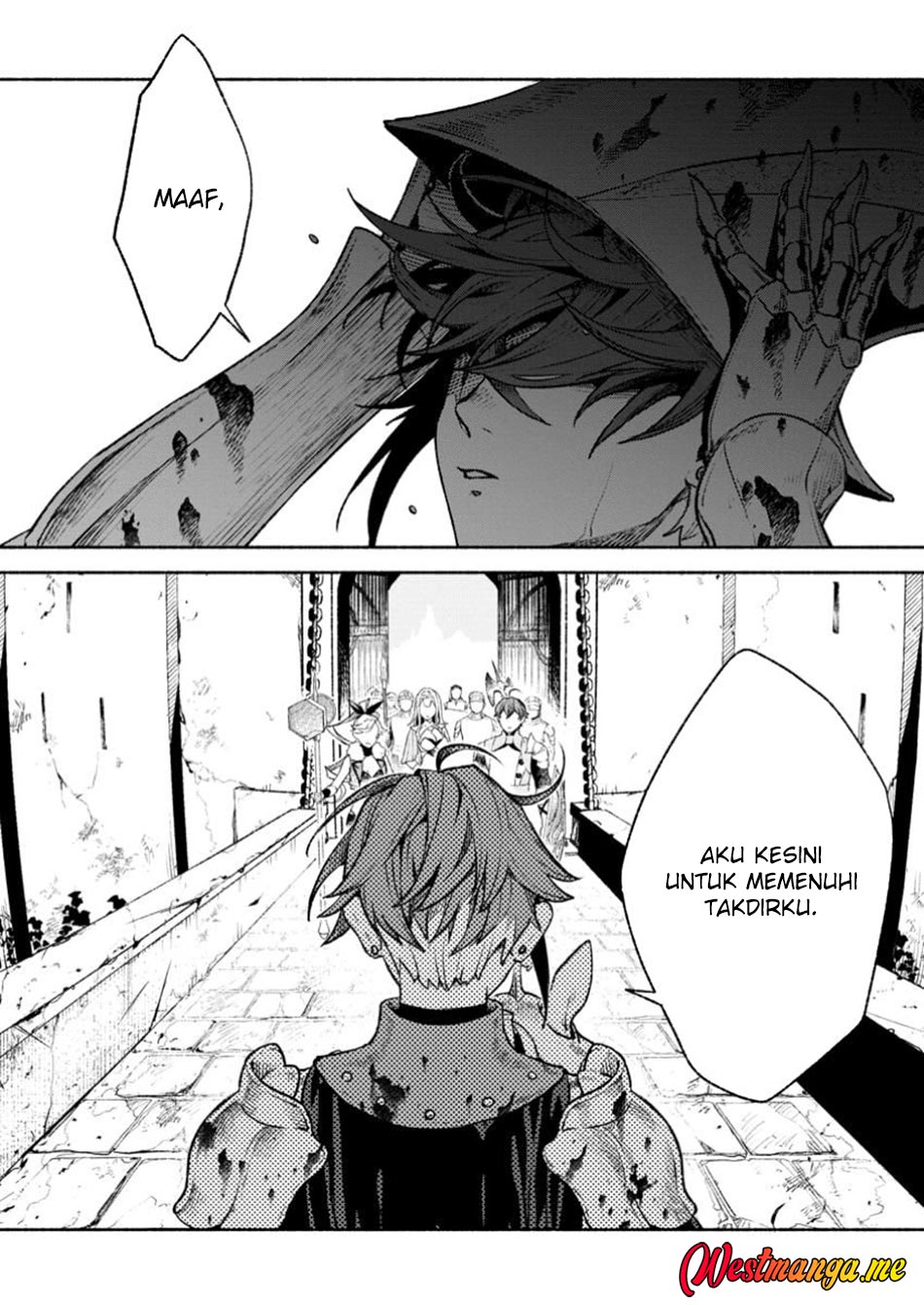 Sono Monban, Saikyou ni Tsuki: Tsuihou sareta Bougyoryoku 9999 no Senshi, Outo no Monban toshite Musou suru Chapter 35 - halaman 32