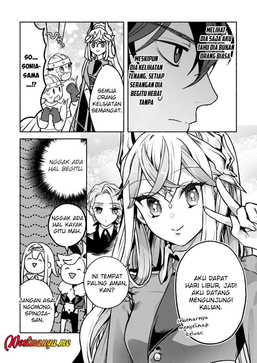Sono Monban, Saikyou ni Tsuki: Tsuihou sareta Bougyoryoku 9999 no Senshi, Outo no Monban toshite Musou suru Chapter 36 - halaman 13