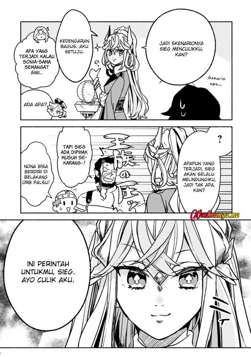 Sono Monban, Saikyou ni Tsuki: Tsuihou sareta Bougyoryoku 9999 no Senshi, Outo no Monban toshite Musou suru Chapter 36 - halaman 14