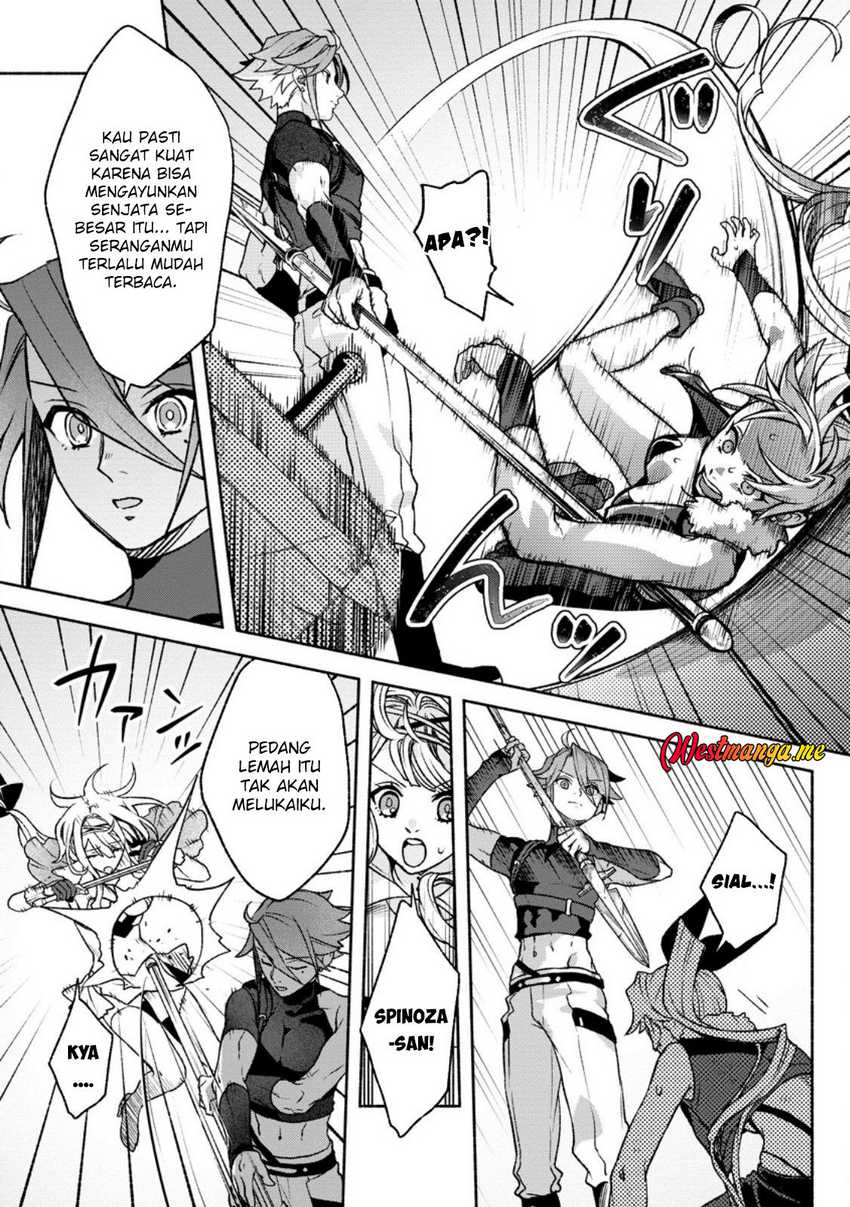 Sono Monban, Saikyou ni Tsuki: Tsuihou sareta Bougyoryoku 9999 no Senshi, Outo no Monban toshite Musou suru Chapter 36 - halaman 18
