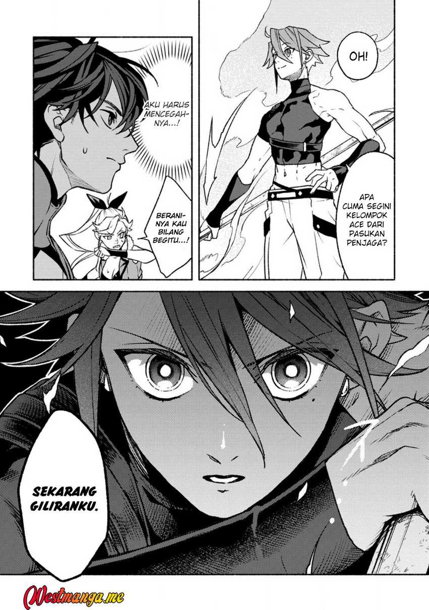 Sono Monban, Saikyou ni Tsuki: Tsuihou sareta Bougyoryoku 9999 no Senshi, Outo no Monban toshite Musou suru Chapter 36 - halaman 20