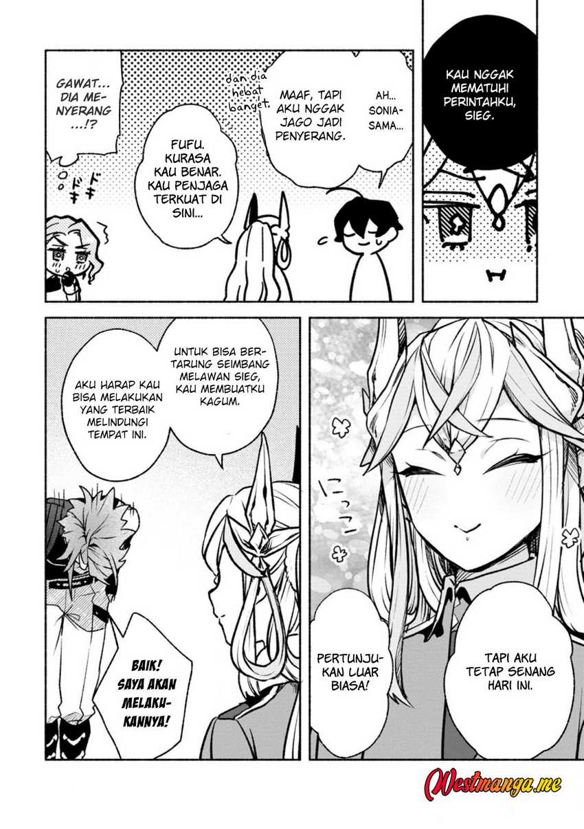 Sono Monban, Saikyou ni Tsuki: Tsuihou sareta Bougyoryoku 9999 no Senshi, Outo no Monban toshite Musou suru Chapter 36 - halaman 31