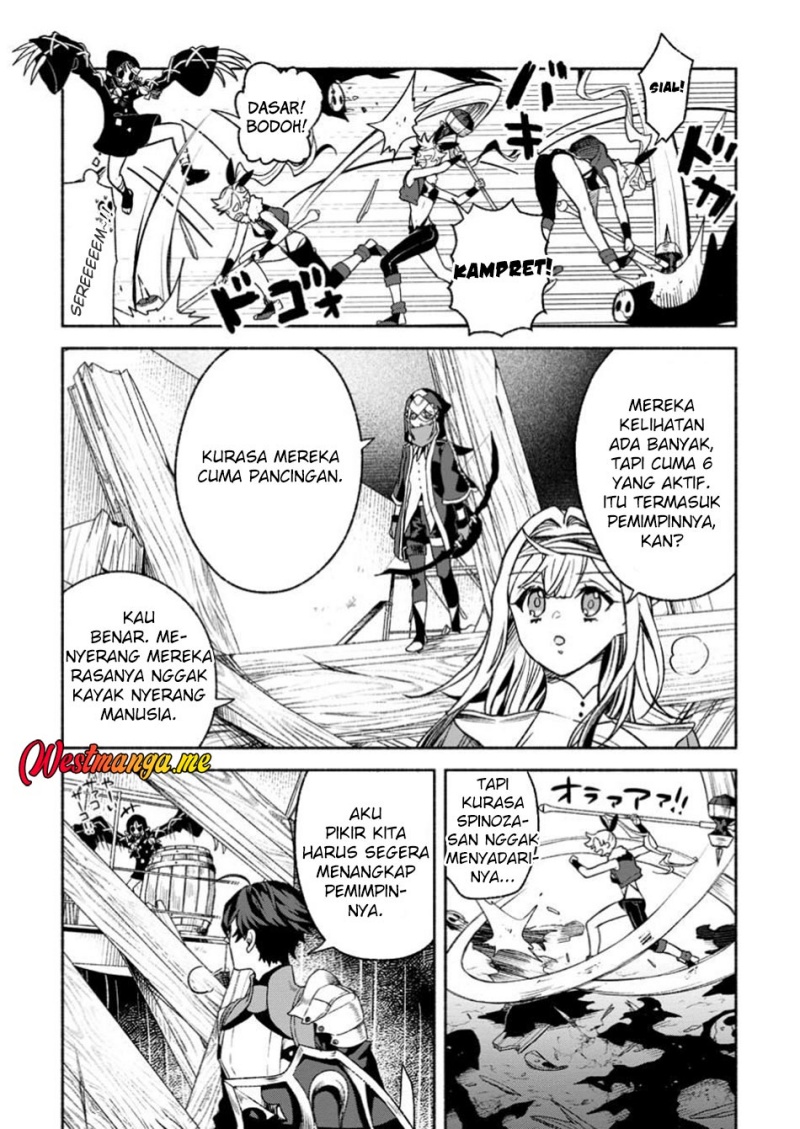Sono Monban, Saikyou ni Tsuki: Tsuihou sareta Bougyoryoku 9999 no Senshi, Outo no Monban toshite Musou suru Chapter 37 - halaman 20