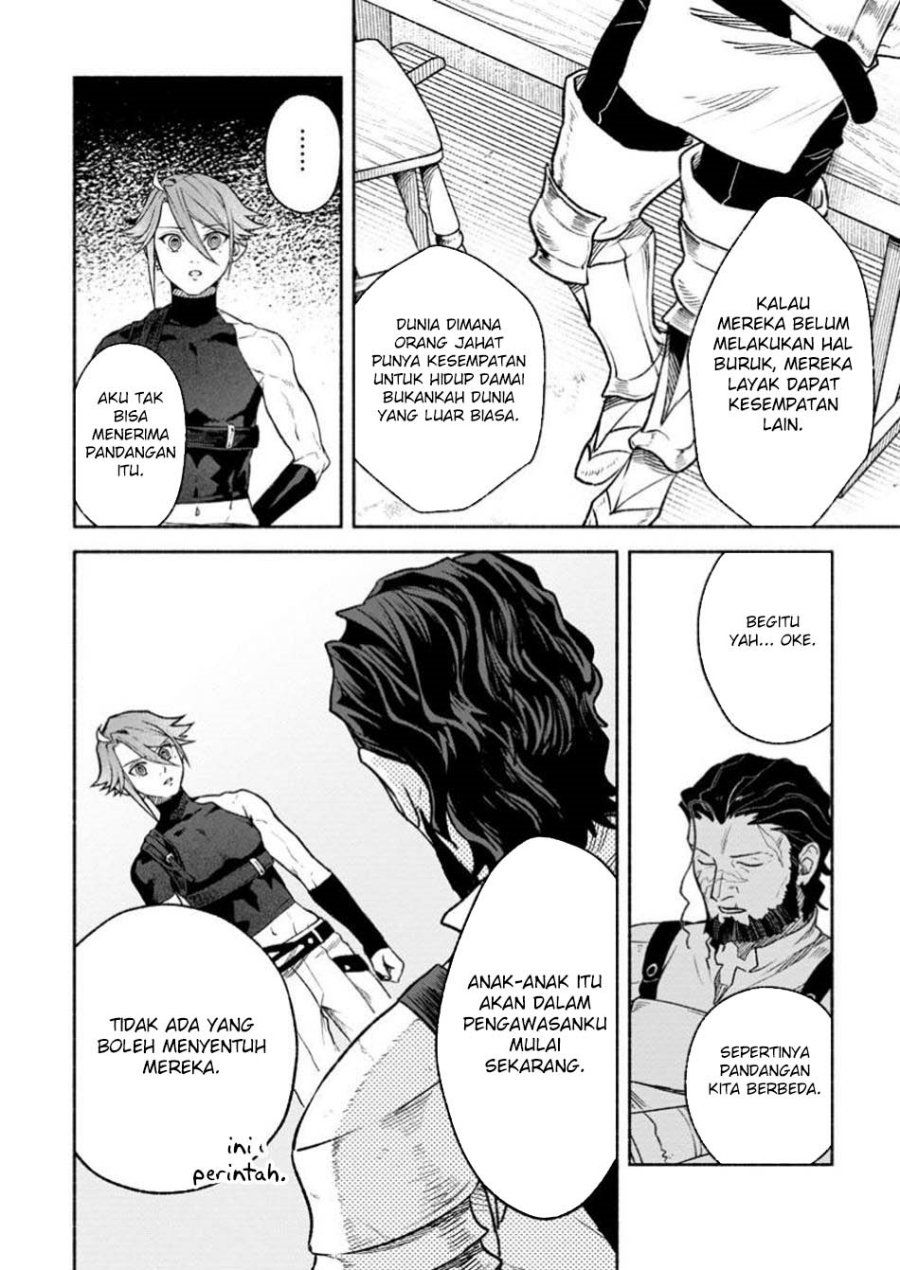 Sono Monban, Saikyou ni Tsuki: Tsuihou sareta Bougyoryoku 9999 no Senshi, Outo no Monban toshite Musou suru Chapter 38 - halaman 14