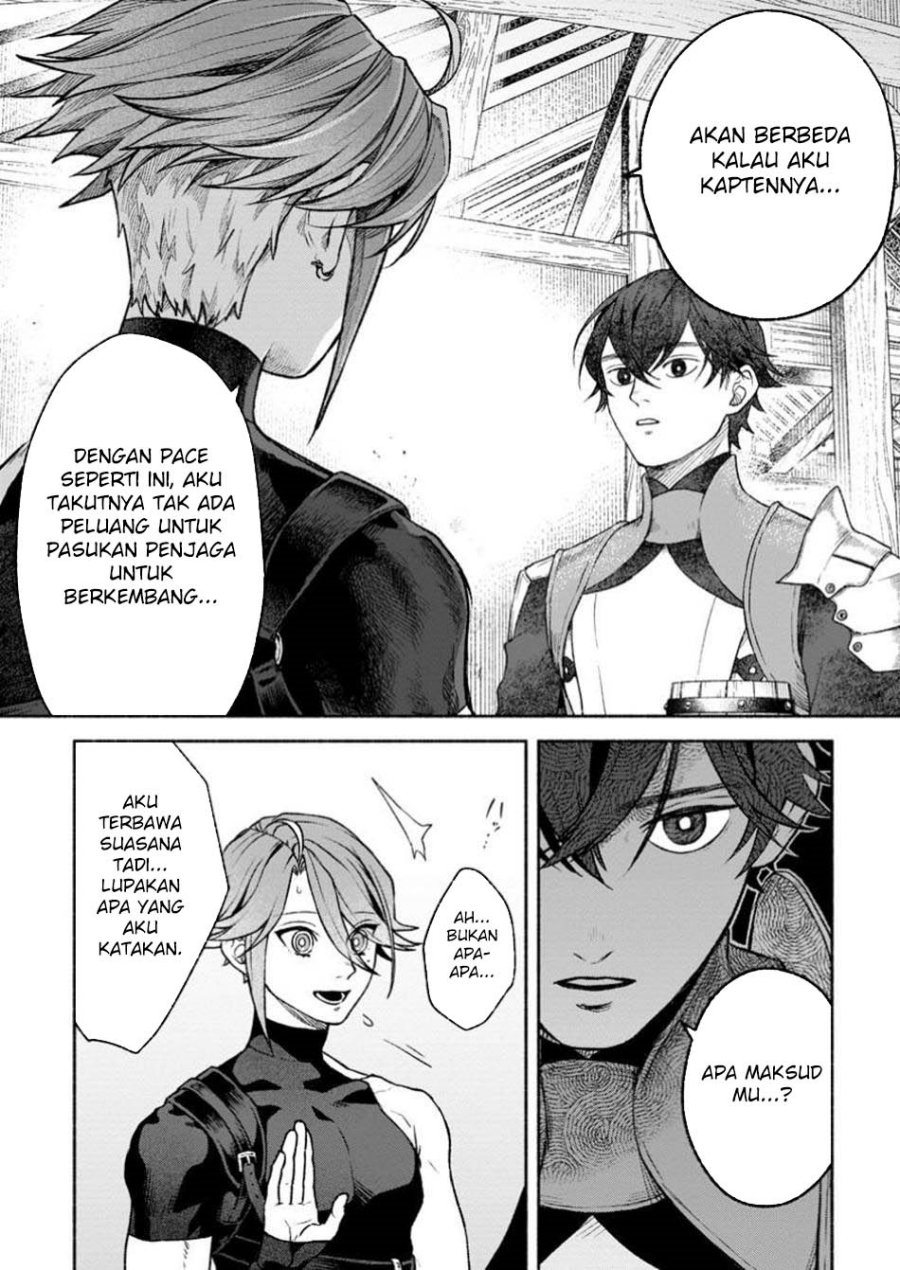 Sono Monban, Saikyou ni Tsuki: Tsuihou sareta Bougyoryoku 9999 no Senshi, Outo no Monban toshite Musou suru Chapter 38 - halaman 25