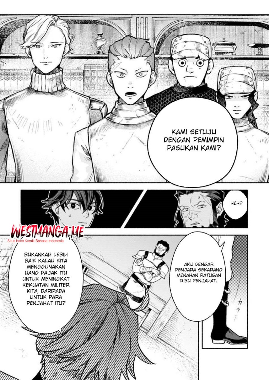 Sono Monban, Saikyou ni Tsuki: Tsuihou sareta Bougyoryoku 9999 no Senshi, Outo no Monban toshite Musou suru Chapter 38 - halaman 9