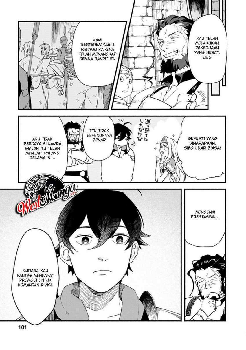 Sono Monban, Saikyou ni Tsuki: Tsuihou sareta Bougyoryoku 9999 no Senshi, Outo no Monban toshite Musou suru Chapter 4 - halaman 11