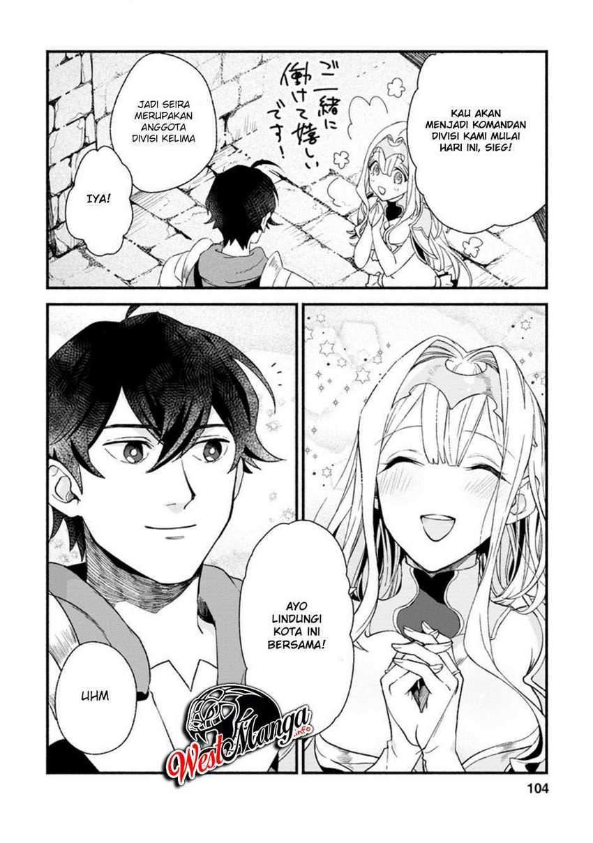Sono Monban, Saikyou ni Tsuki: Tsuihou sareta Bougyoryoku 9999 no Senshi, Outo no Monban toshite Musou suru Chapter 4 - halaman 14