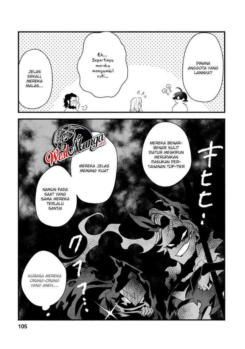 Sono Monban, Saikyou ni Tsuki: Tsuihou sareta Bougyoryoku 9999 no Senshi, Outo no Monban toshite Musou suru Chapter 4 - halaman 15
