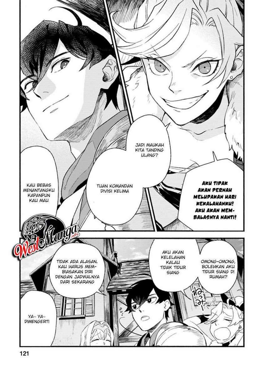 Sono Monban, Saikyou ni Tsuki: Tsuihou sareta Bougyoryoku 9999 no Senshi, Outo no Monban toshite Musou suru Chapter 4 - halaman 31