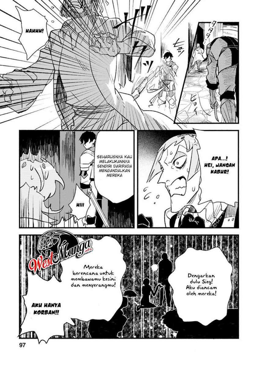 Sono Monban, Saikyou ni Tsuki: Tsuihou sareta Bougyoryoku 9999 no Senshi, Outo no Monban toshite Musou suru Chapter 4 - halaman 7
