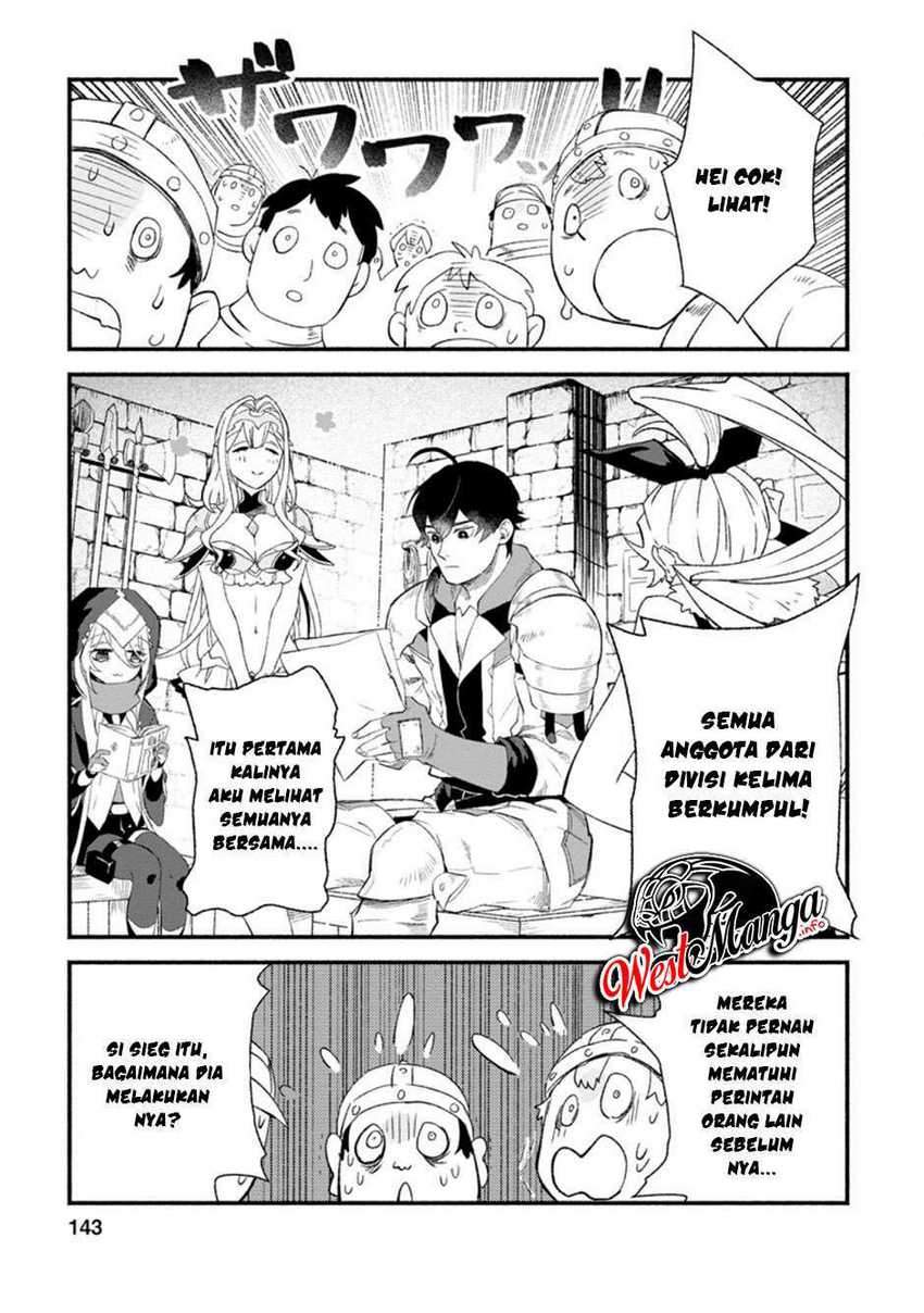 Sono Monban, Saikyou ni Tsuki: Tsuihou sareta Bougyoryoku 9999 no Senshi, Outo no Monban toshite Musou suru Chapter 5 - halaman 24