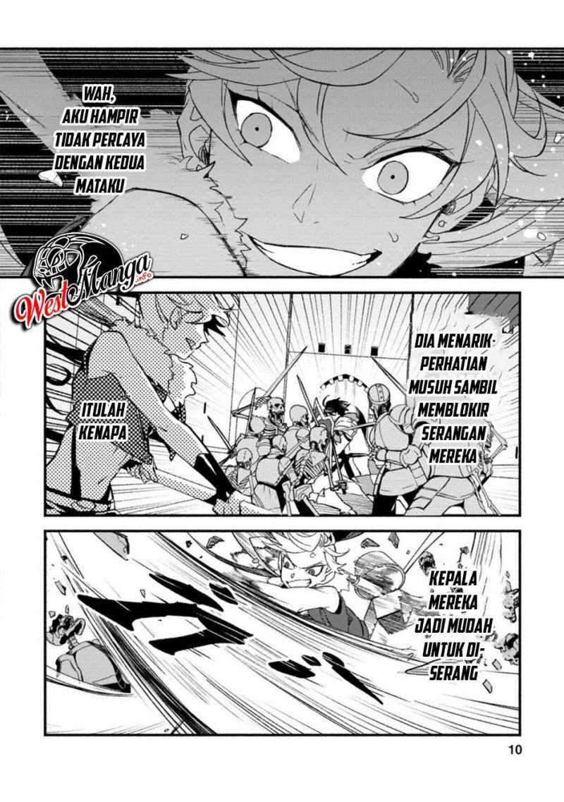 Sono Monban, Saikyou ni Tsuki: Tsuihou sareta Bougyoryoku 9999 no Senshi, Outo no Monban toshite Musou suru Chapter 6 - halaman 10