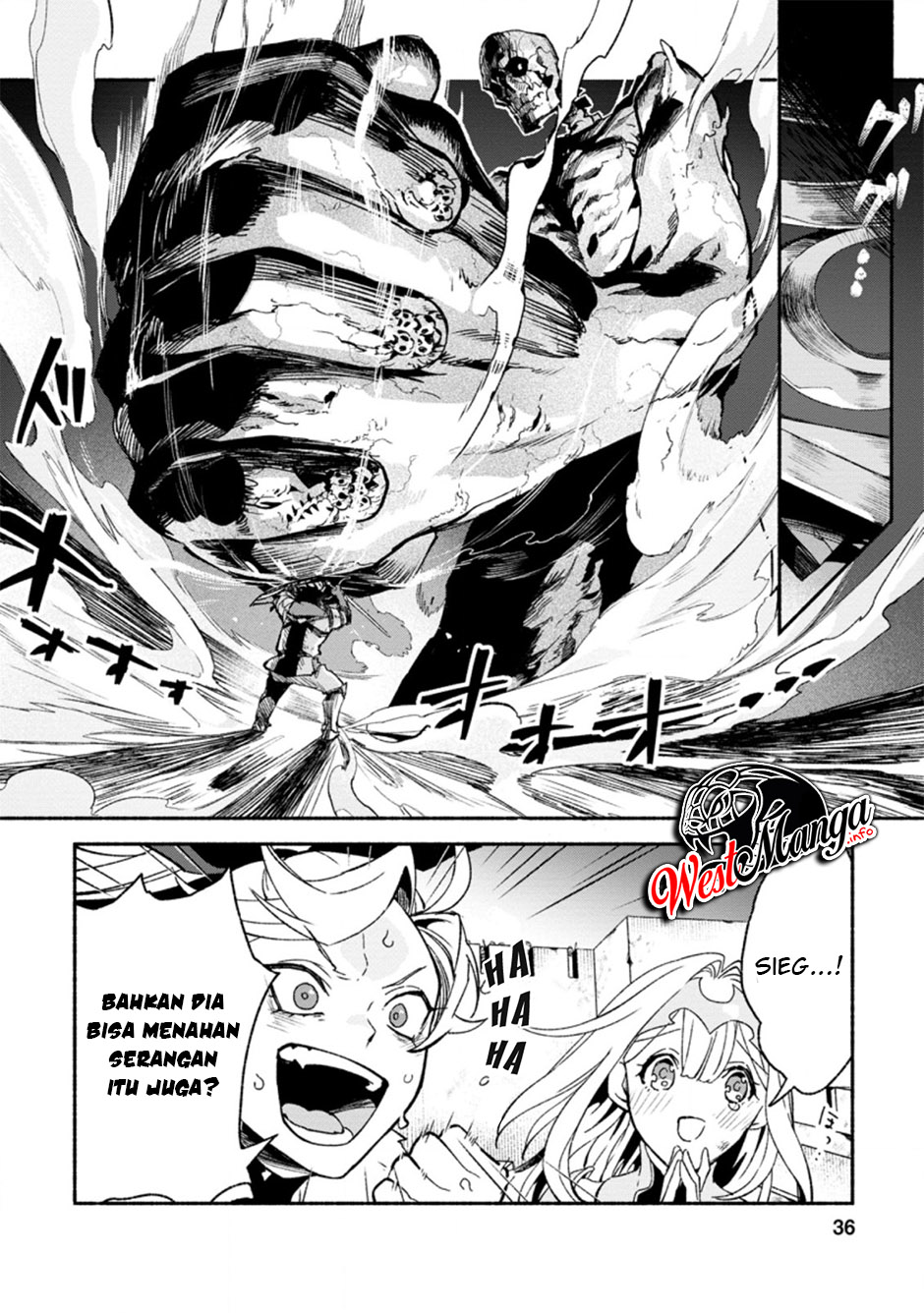 Sono Monban, Saikyou ni Tsuki: Tsuihou sareta Bougyoryoku 9999 no Senshi, Outo no Monban toshite Musou suru Chapter 7.1 - halaman 6