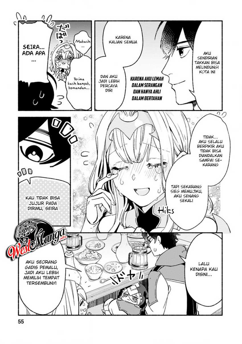 Sono Monban, Saikyou ni Tsuki: Tsuihou sareta Bougyoryoku 9999 no Senshi, Outo no Monban toshite Musou suru Chapter 7.2 - halaman 10