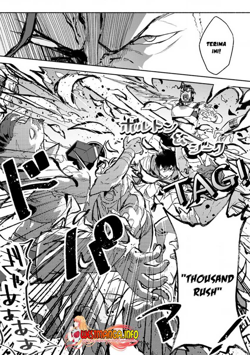 Sono Monban, Saikyou ni Tsuki: Tsuihou sareta Bougyoryoku 9999 no Senshi, Outo no Monban toshite Musou suru Chapter 8 - halaman 21