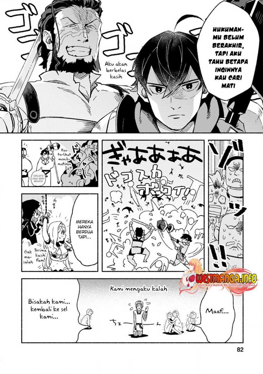 Sono Monban, Saikyou ni Tsuki: Tsuihou sareta Bougyoryoku 9999 no Senshi, Outo no Monban toshite Musou suru Chapter 8 - halaman 22