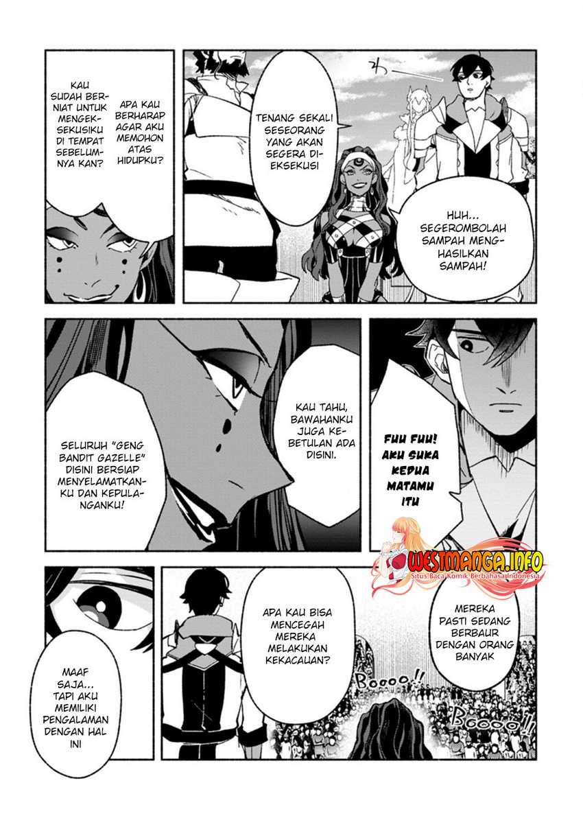 Sono Monban, Saikyou ni Tsuki: Tsuihou sareta Bougyoryoku 9999 no Senshi, Outo no Monban toshite Musou suru Chapter 8 - halaman 31