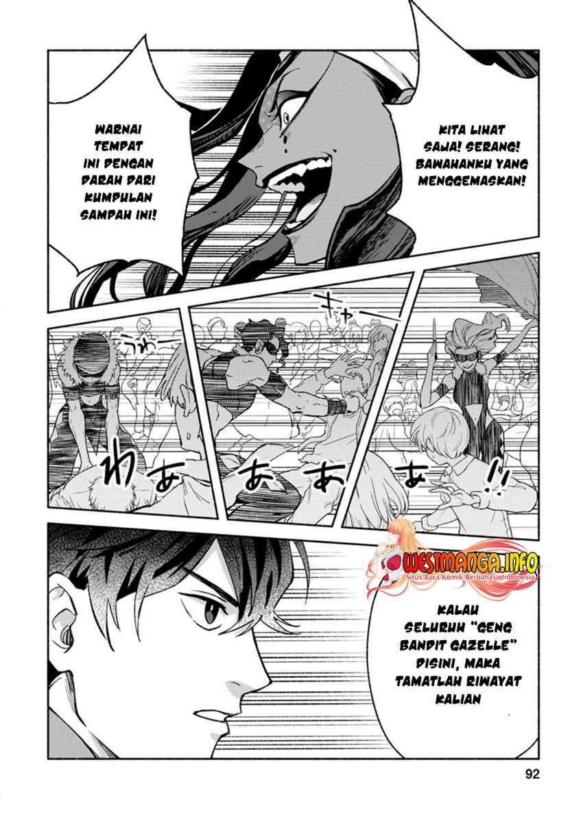 Sono Monban, Saikyou ni Tsuki: Tsuihou sareta Bougyoryoku 9999 no Senshi, Outo no Monban toshite Musou suru Chapter 8 - halaman 32