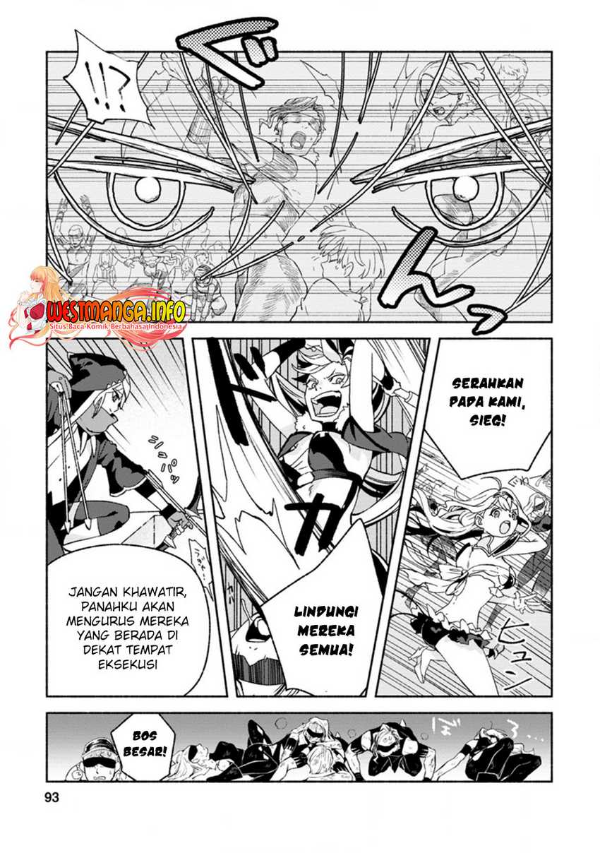 Sono Monban, Saikyou ni Tsuki: Tsuihou sareta Bougyoryoku 9999 no Senshi, Outo no Monban toshite Musou suru Chapter 8 - halaman 33