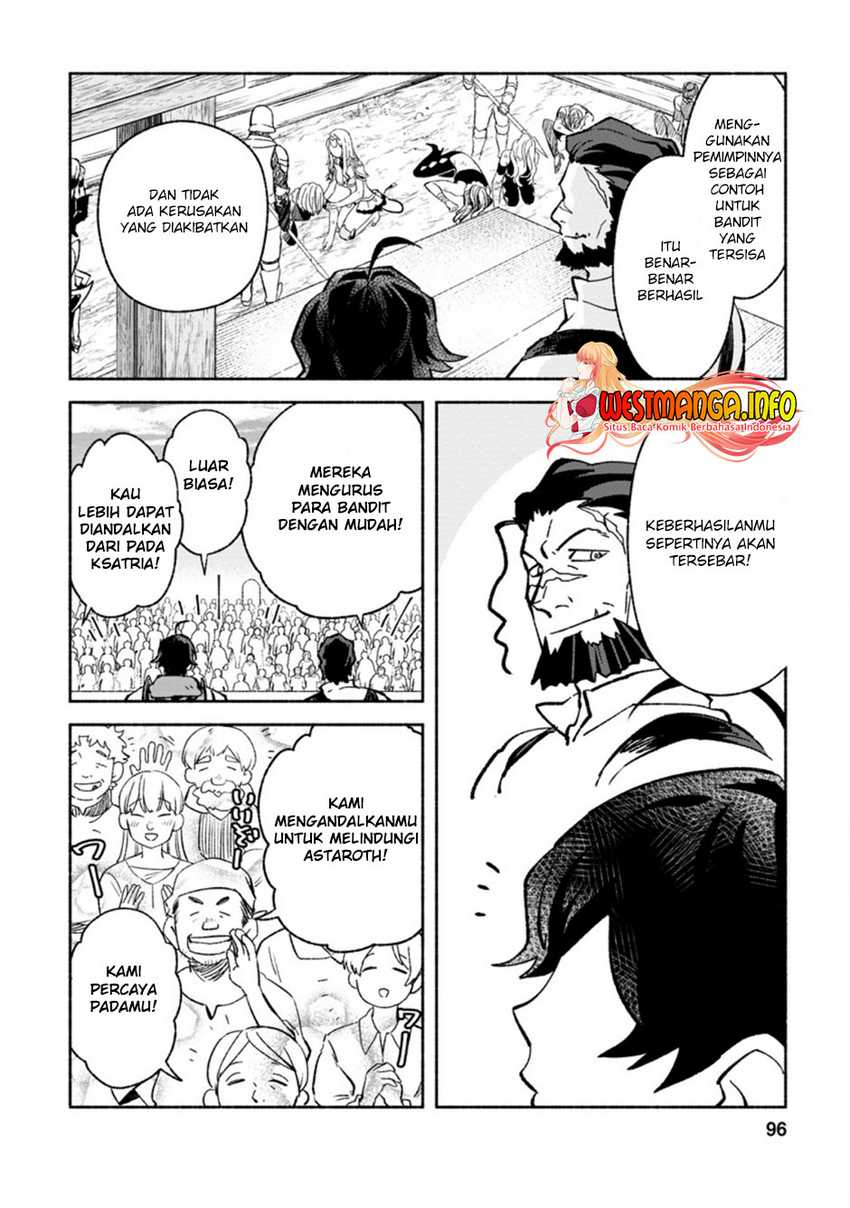 Sono Monban, Saikyou ni Tsuki: Tsuihou sareta Bougyoryoku 9999 no Senshi, Outo no Monban toshite Musou suru Chapter 8 - halaman 36