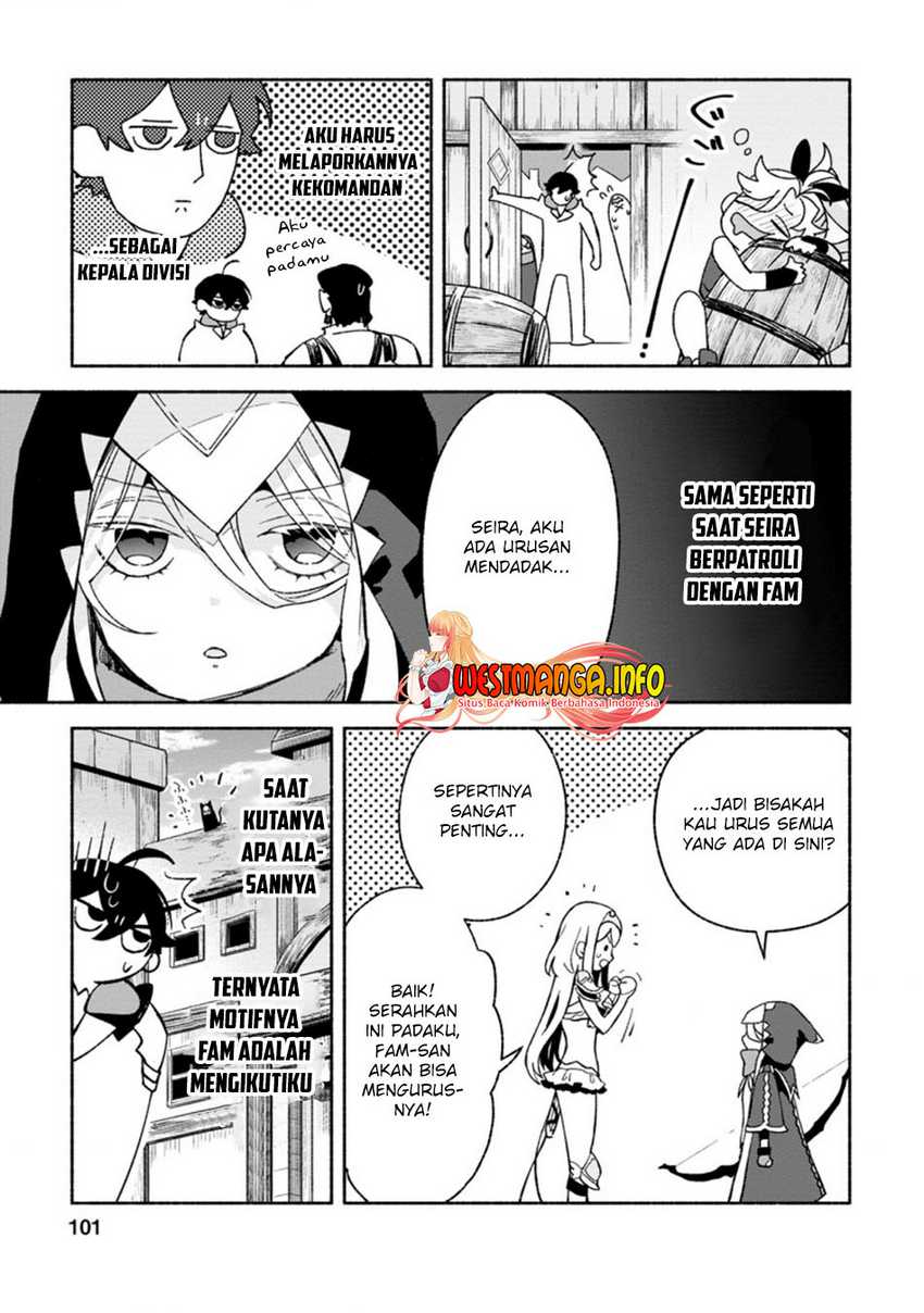 Sono Monban, Saikyou ni Tsuki: Tsuihou sareta Bougyoryoku 9999 no Senshi, Outo no Monban toshite Musou suru Chapter 9 - halaman 6