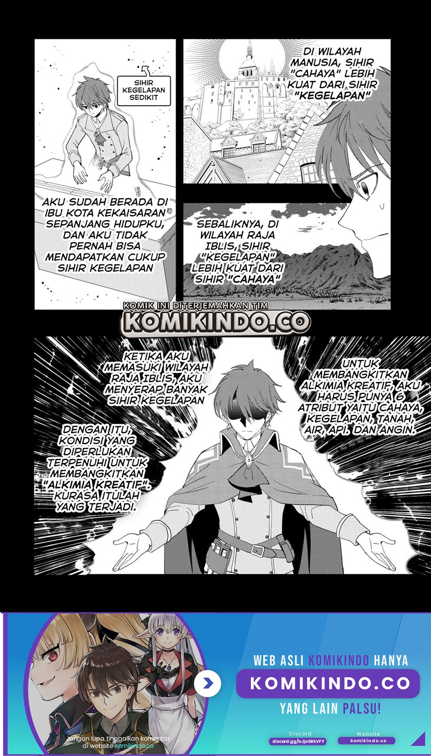 Souzou Renkinjutsushi wa Jiyuu wo Ouka suru: Kokyou wo Tsuihou saretara, Maou no Ohizamoto de Chouzetsu Kouka no Magic Item Tsukuri-houdai ni Narimashita Chapter 1.3 - halaman 7