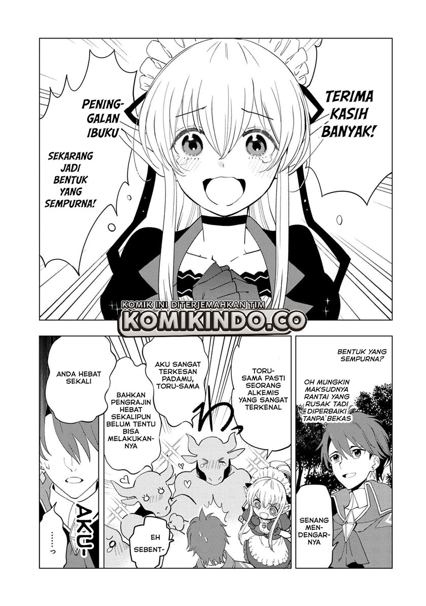 Souzou Renkinjutsushi wa Jiyuu wo Ouka suru: Kokyou wo Tsuihou saretara, Maou no Ohizamoto de Chouzetsu Kouka no Magic Item Tsukuri-houdai ni Narimashita Chapter 1.4 - halaman 3