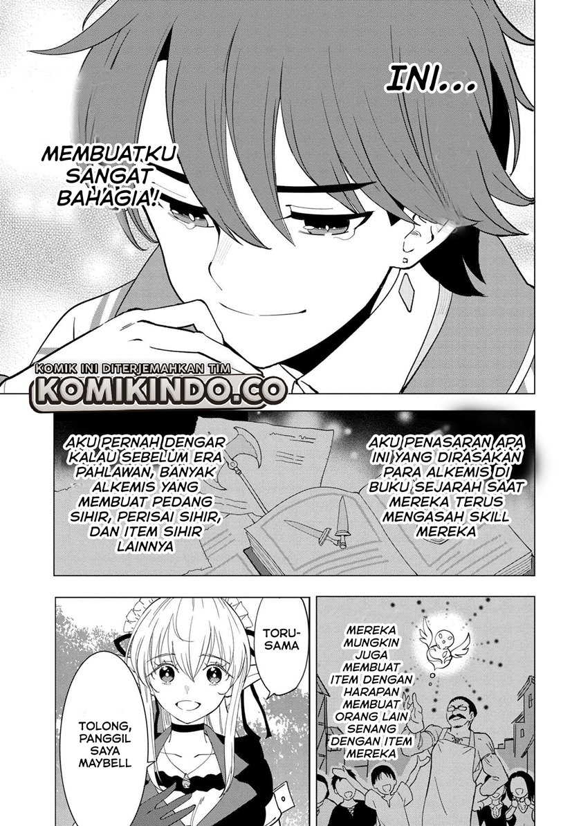 Souzou Renkinjutsushi wa Jiyuu wo Ouka suru: Kokyou wo Tsuihou saretara, Maou no Ohizamoto de Chouzetsu Kouka no Magic Item Tsukuri-houdai ni Narimashita Chapter 1.4 - halaman 5