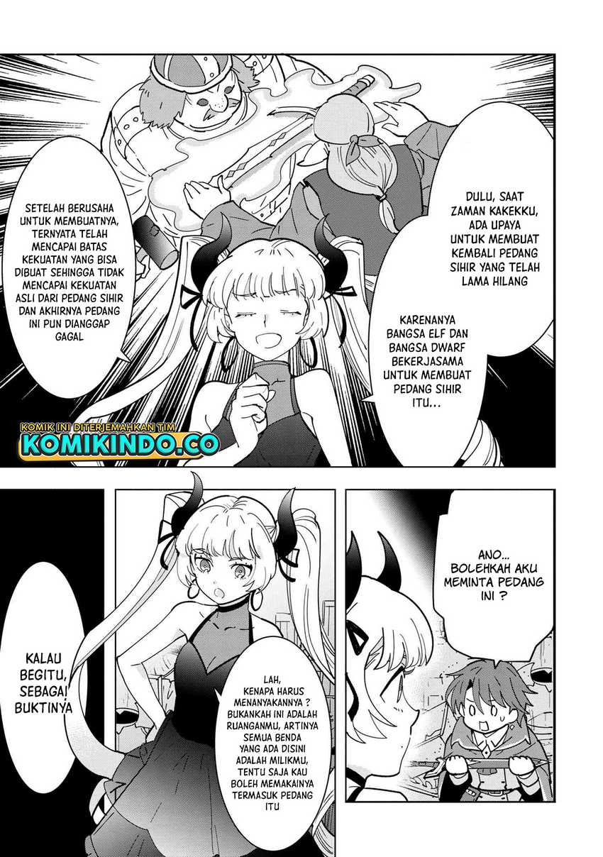 Souzou Renkinjutsushi wa Jiyuu wo Ouka suru: Kokyou wo Tsuihou saretara, Maou no Ohizamoto de Chouzetsu Kouka no Magic Item Tsukuri-houdai ni Narimashita Chapter 10.2 - halaman 1