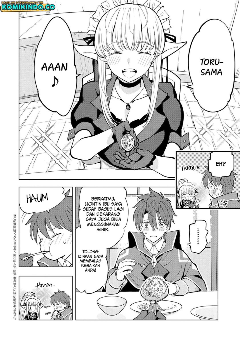 Souzou Renkinjutsushi wa Jiyuu wo Ouka suru: Kokyou wo Tsuihou saretara, Maou no Ohizamoto de Chouzetsu Kouka no Magic Item Tsukuri-houdai ni Narimashita Chapter 4.1 - halaman 1
