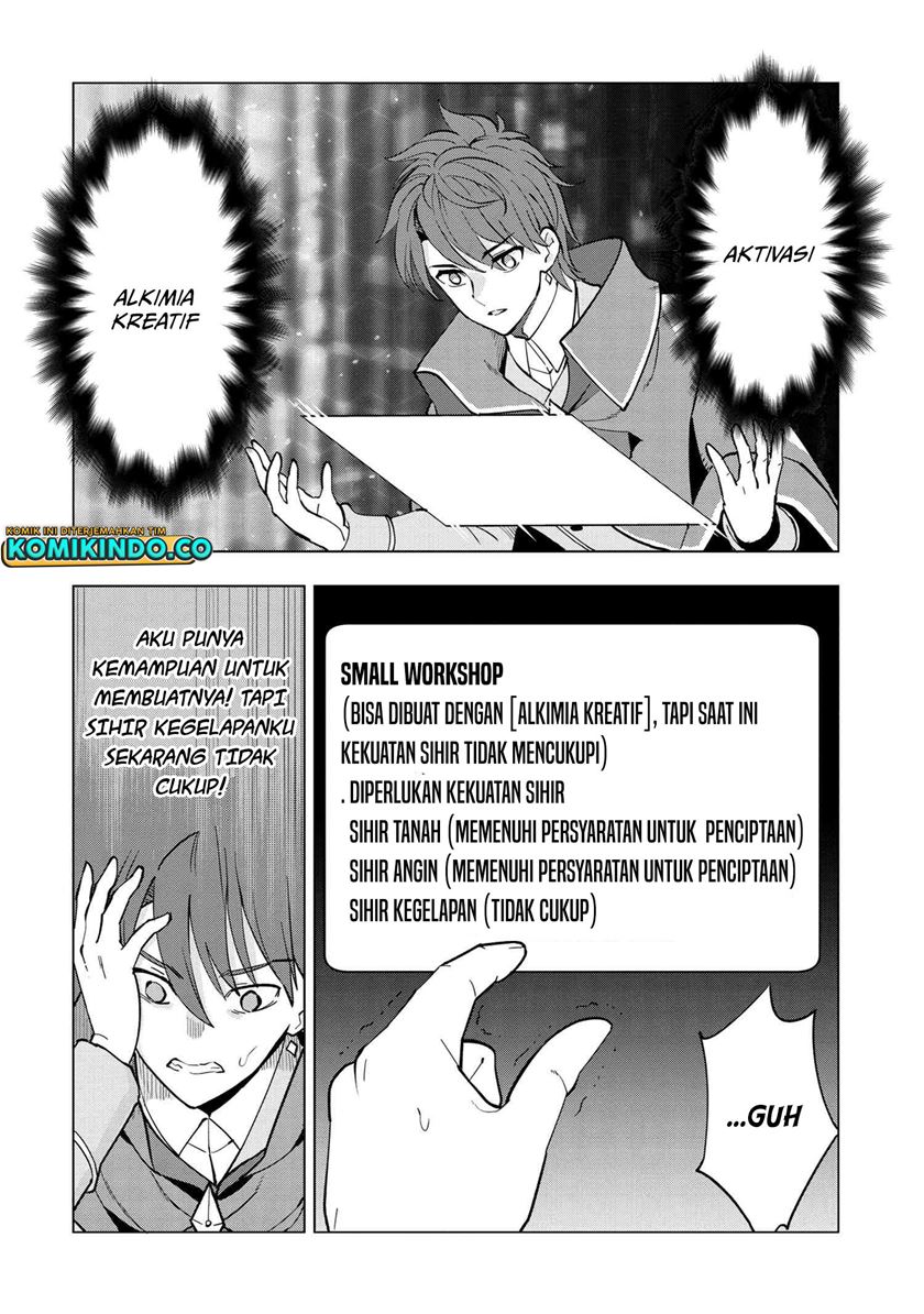 Souzou Renkinjutsushi wa Jiyuu wo Ouka suru: Kokyou wo Tsuihou saretara, Maou no Ohizamoto de Chouzetsu Kouka no Magic Item Tsukuri-houdai ni Narimashita Chapter 4.1 - halaman 9