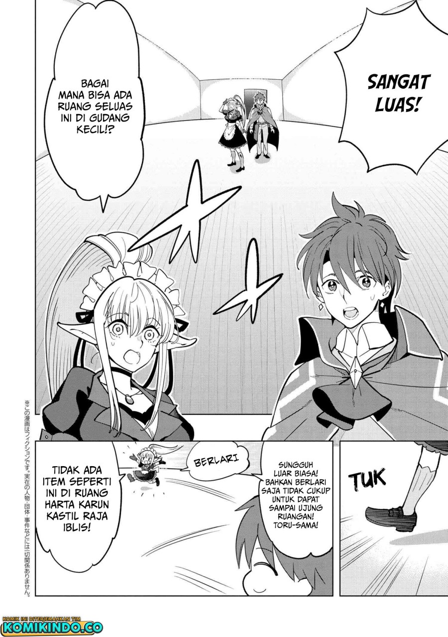 Souzou Renkinjutsushi wa Jiyuu wo Ouka suru: Kokyou wo Tsuihou saretara, Maou no Ohizamoto de Chouzetsu Kouka no Magic Item Tsukuri-houdai ni Narimashita Chapter 4.2 - halaman 6