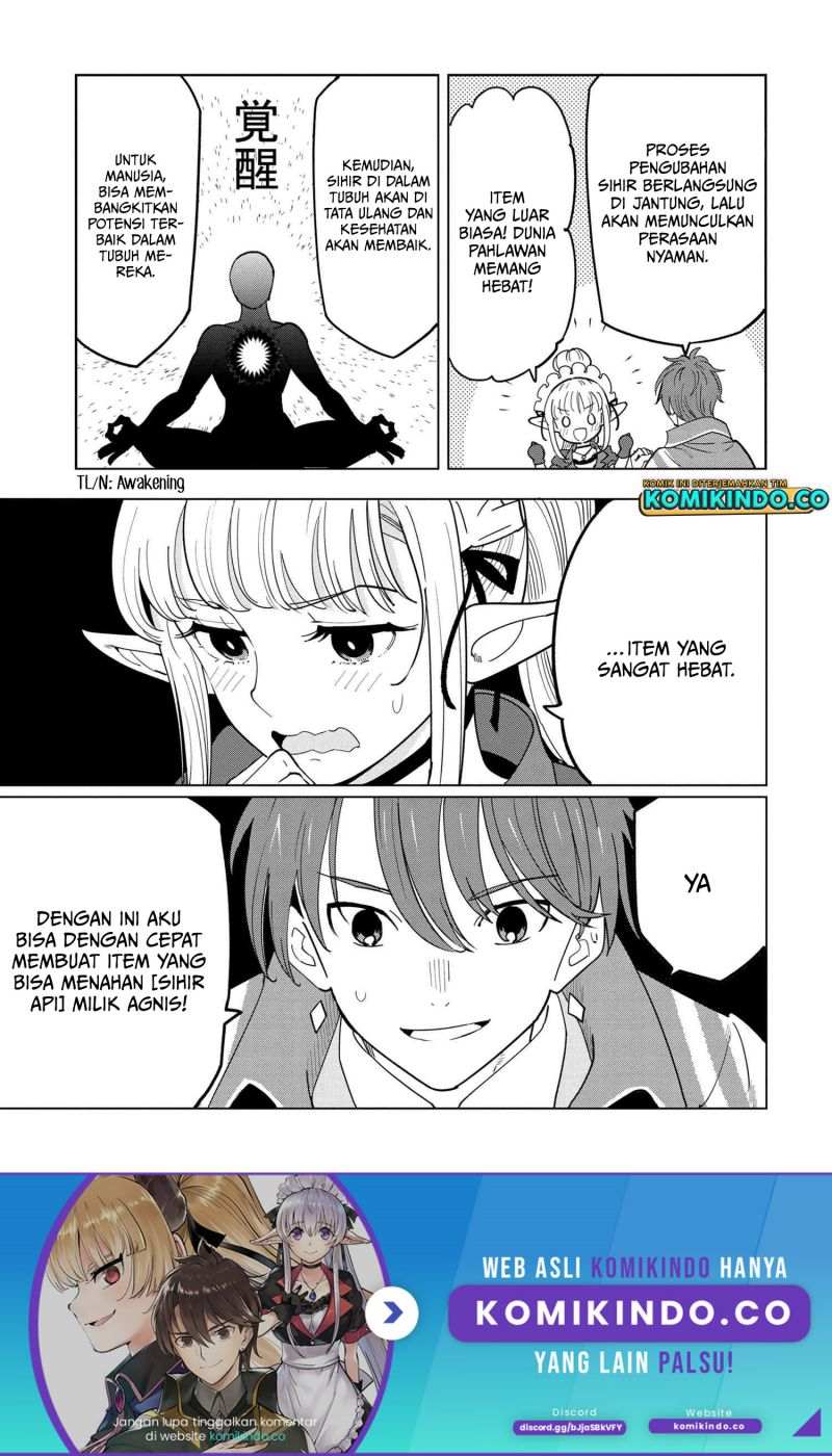 Souzou Renkinjutsushi wa Jiyuu wo Ouka suru: Kokyou wo Tsuihou saretara, Maou no Ohizamoto de Chouzetsu Kouka no Magic Item Tsukuri-houdai ni Narimashita Chapter 7.3 - halaman 11