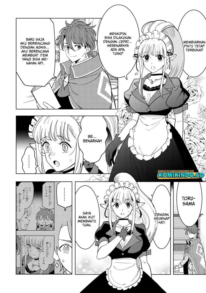 Souzou Renkinjutsushi wa Jiyuu wo Ouka suru: Kokyou wo Tsuihou saretara, Maou no Ohizamoto de Chouzetsu Kouka no Magic Item Tsukuri-houdai ni Narimashita Chapter 7.3 - halaman 4