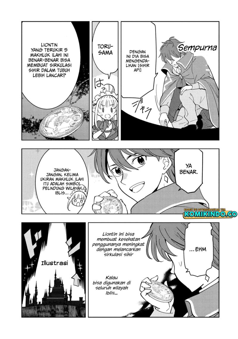 Souzou Renkinjutsushi wa Jiyuu wo Ouka suru: Kokyou wo Tsuihou saretara, Maou no Ohizamoto de Chouzetsu Kouka no Magic Item Tsukuri-houdai ni Narimashita Chapter 7.4 - halaman 4
