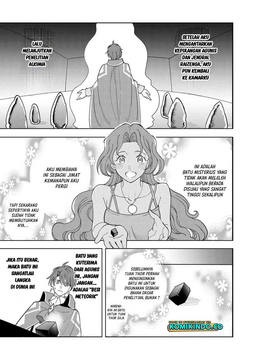Souzou Renkinjutsushi wa Jiyuu wo Ouka suru: Kokyou wo Tsuihou saretara, Maou no Ohizamoto de Chouzetsu Kouka no Magic Item Tsukuri-houdai ni Narimashita Chapter 9.4 - halaman 9