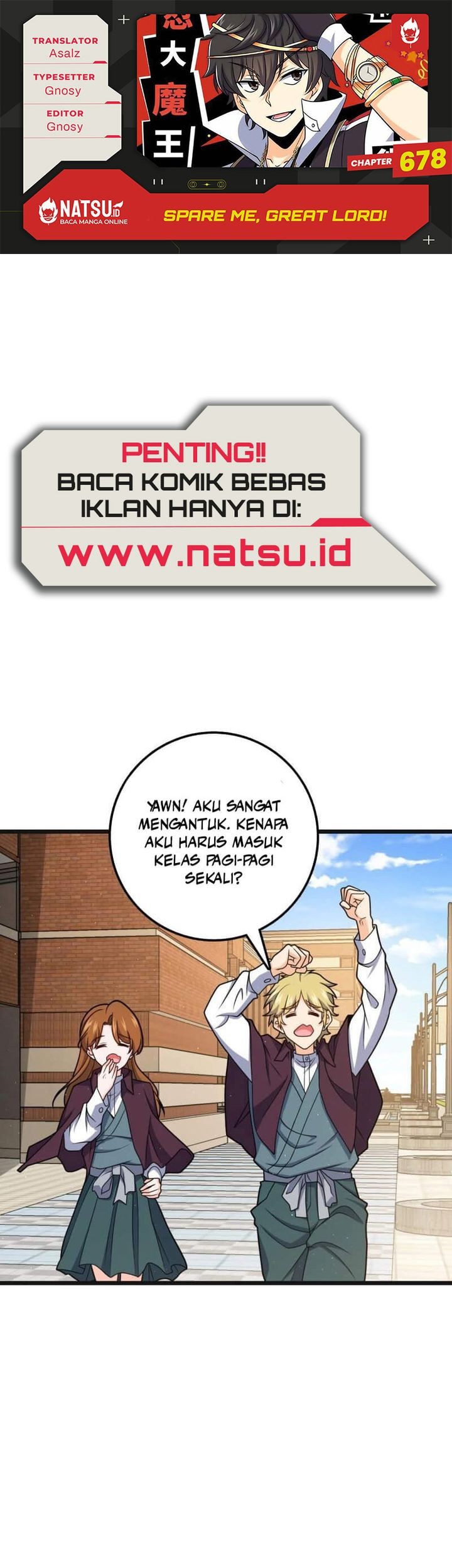 Spare Me, Great Lord! Chapter 688 - halaman 1