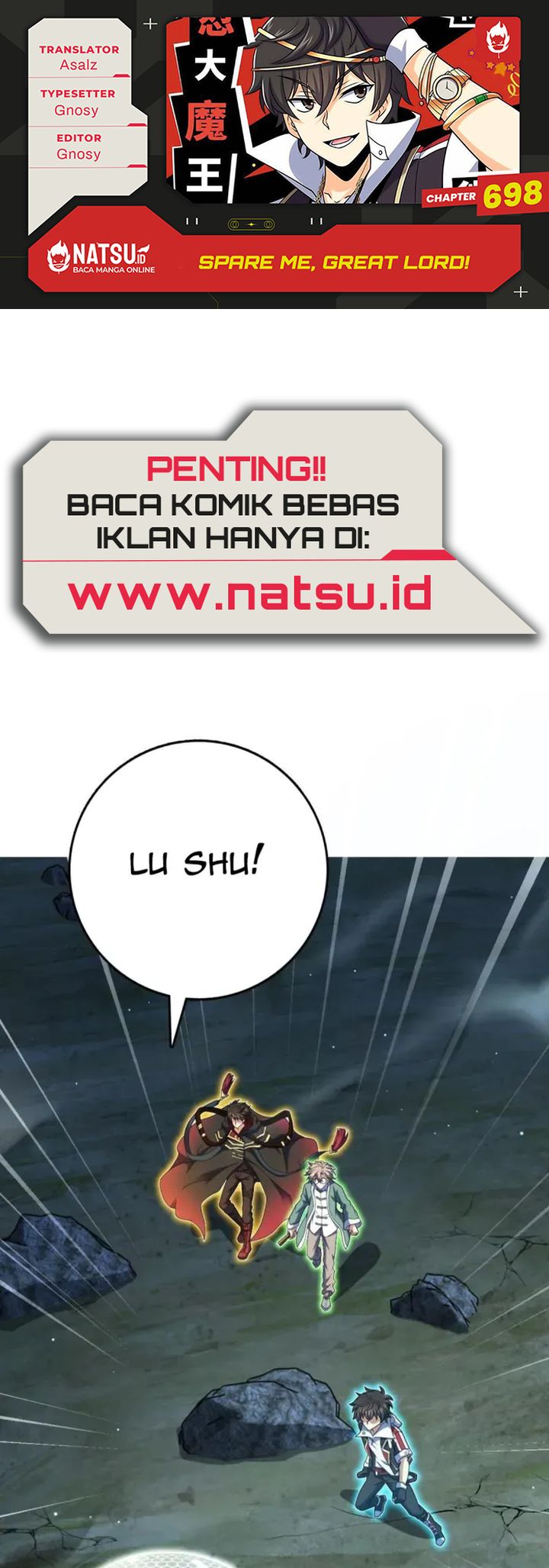 Spare Me, Great Lord! Chapter 698 - halaman 1