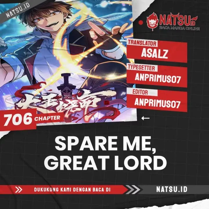 Spare Me, Great Lord! Chapter 706 - halaman 1