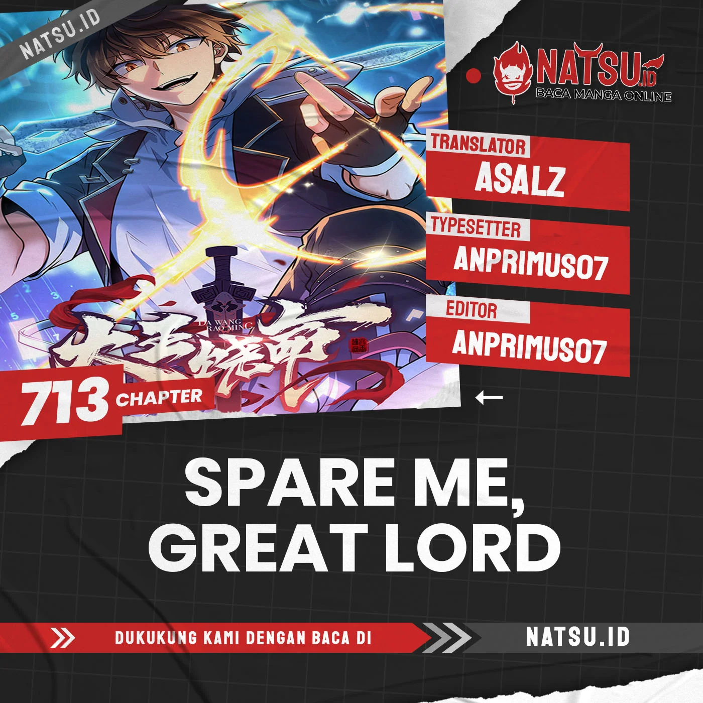 Spare Me, Great Lord! Chapter 713 - halaman 1