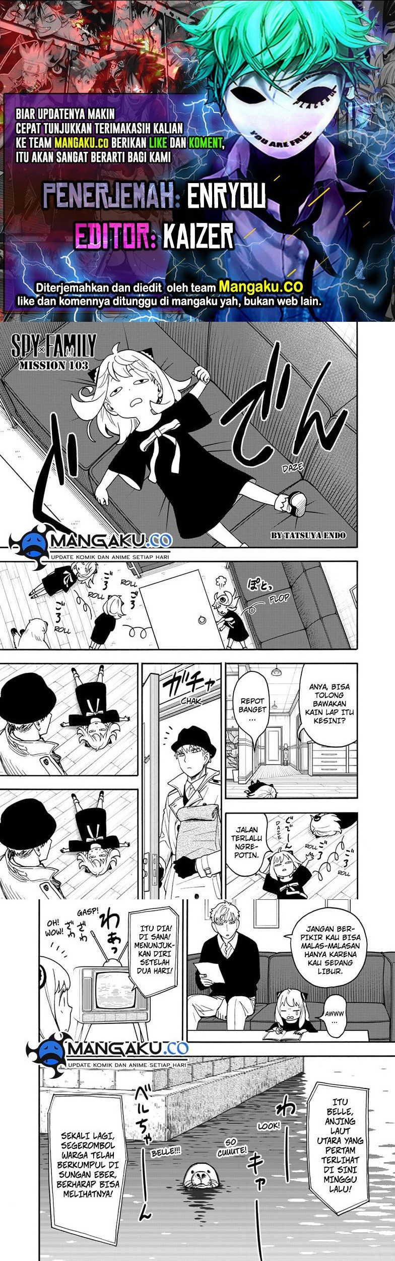 Spy x Family Chapter 103 - halaman 1