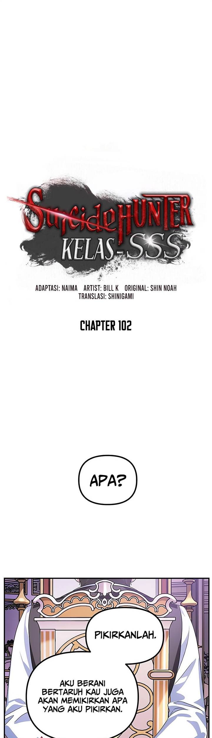SSS-Class Suicide Hunter Chapter 102 - halaman 1