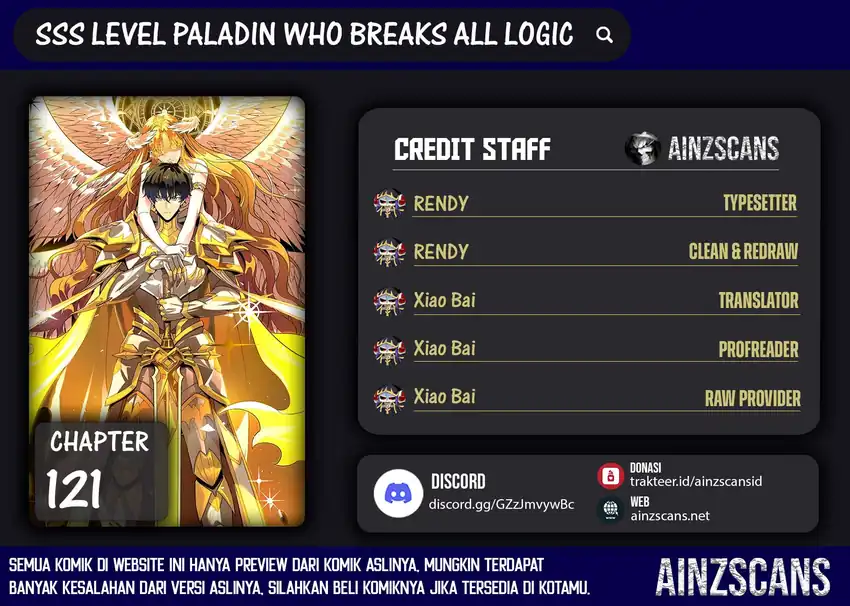 SSS-level Paladin Who Breaks All Logic Chapter 121 - halaman 1