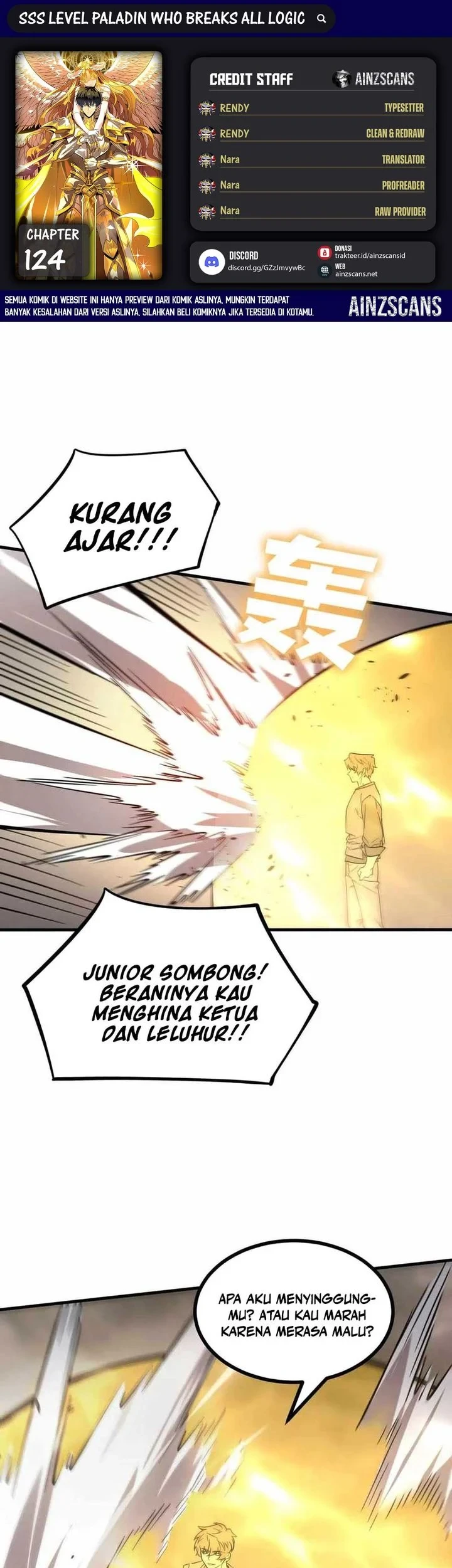 SSS-level Paladin Who Breaks All Logic Chapter 124 - halaman 1