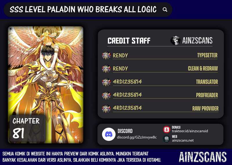 SSS-level Paladin Who Breaks All Logic Chapter 81 - halaman 1