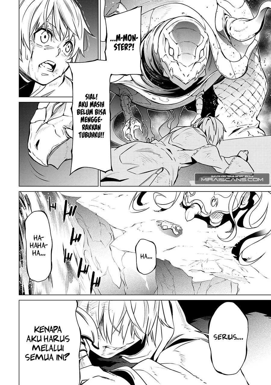 SSS Rank Dungeon de Knife Ippon Tewatasare Tsuihou Sareta Shiro Madoushi Chapter 1 - halaman 19