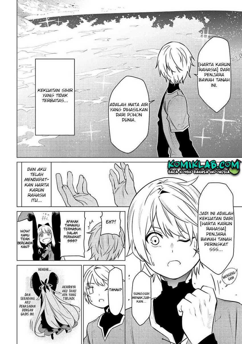 SSS Rank Dungeon de Knife Ippon Tewatasare Tsuihou Sareta Shiro Madoushi Chapter 2.1 - halaman 12