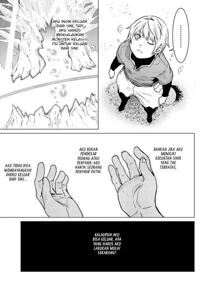 SSS Rank Dungeon de Knife Ippon Tewatasare Tsuihou Sareta Shiro Madoushi Chapter 2.1 - halaman 15