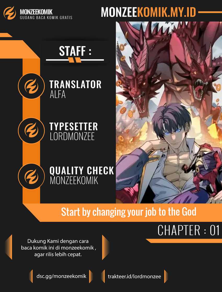 Start by changing your job to the God of Wealth and taming billions of divine pets! Chapter 1 - halaman 1